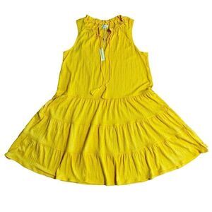 Max Studio Summer Sleeveless Shift Dress LARGE NWT